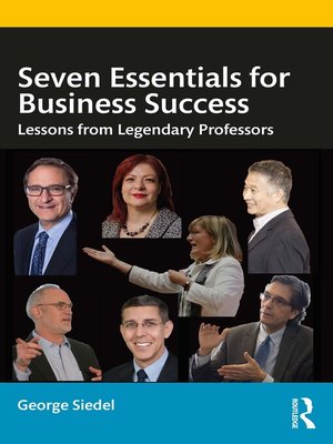 cover image of Seven Essentials for Business Success